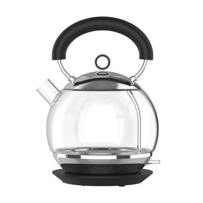 China 360 Degree Rotation Base Kettle Stainless Steel Kettle Electric Glass Tea Kettle for sale