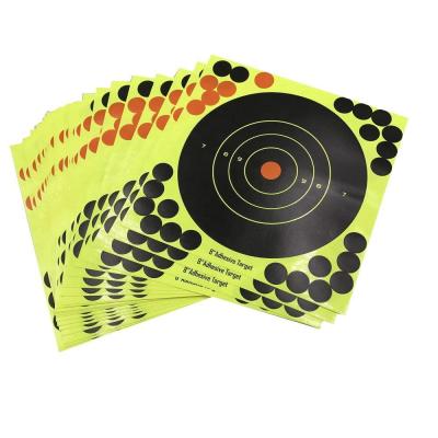 China Splatter 8 Inch Self Adhesive Shot Spray Target for sale