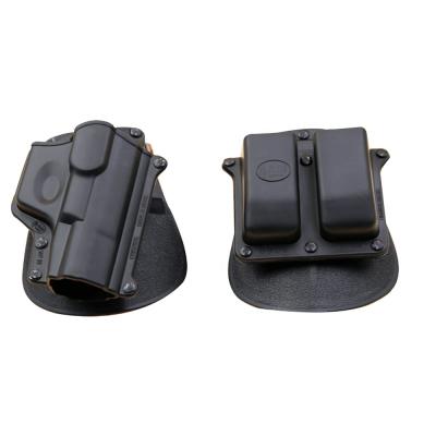 China Tight Tactical Right Hand Conceal Carry Polymer Belt Holster for Walther P99 with 6900 Magazine Paddle for sale