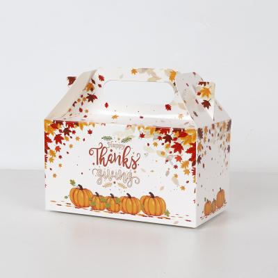 China Package Thanksgiving Party Decoration Paper Box For Gift Cookies Cake Paper Box Luxury Gift Paper Box Packaging for sale