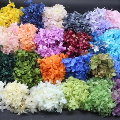 China Wedding Outdoor Party Decoration Artificial Silk Hydrangea Flower Preserved Hydrangea Flower Bouquet for sale