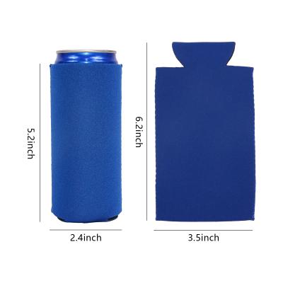 China 3mm neoprene 6 pure color for 12 oz beer and soda cans neoprene box cooler holder sleeves collapsible empty drink can coolers for sale