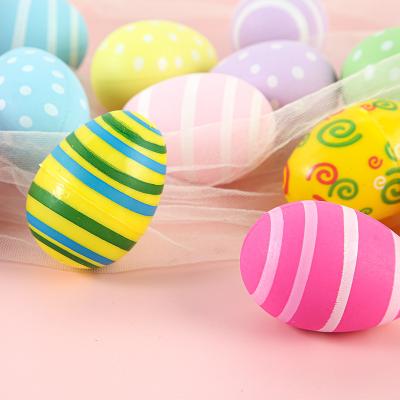 China Pafu most plastic product 2022 holiday family party with big different color plastic easter eggs for sale