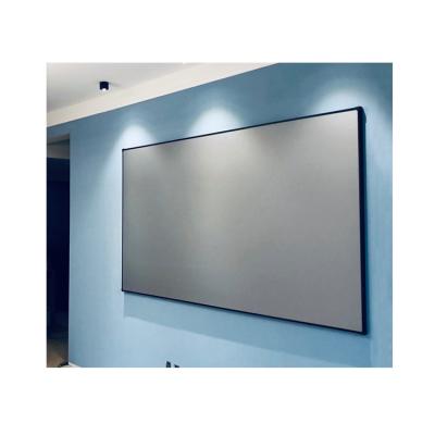 China Wholesale Customized Flexible Single Quick Fold Fixed Frame Fabric Cloth Projection Screen for sale