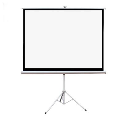 China Factory Supply Flexible Outdoor Adjustable Tripod Projector Screen With Carry Handle for sale