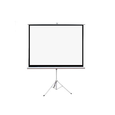 China New flexible type standard tripod fold stand outdoor portable quick projection screen attractive price for sale