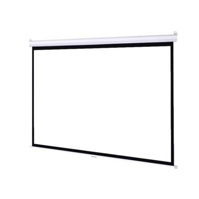 China Factory wholesale flexible 120inch pull down wall mounted conference room screen for sale