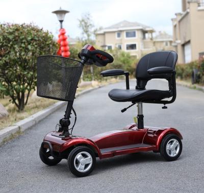 China Safe Funny Exciting Electric Mini Foldable Scooter Eco - Friendly Mobility With Four Wheels for sale