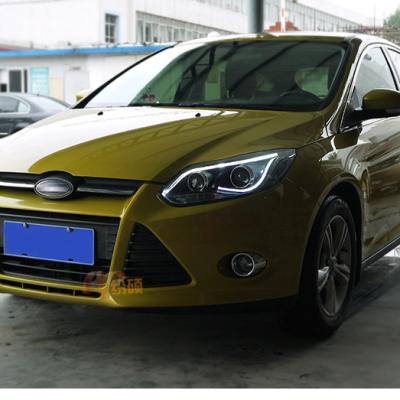 China ABS+PC For Ford For Focus 2012-2014 Headlights With Daytime Running Light for sale