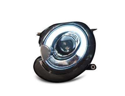 China ABS+PC Car Styling Car Styling For BMW Cooper Clubman 07-13 R55 R56 R57 Head Lamp Led DRL Bi-xenon Front Lens Dual Beam for sale