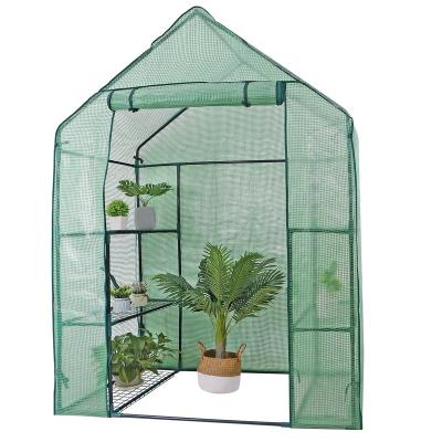 China Easily Assembled Custom Mini Walk In Garden Greenhouse Portable Grow House For Backyard Flower Plants for sale