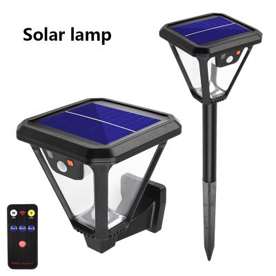 China Outdoor Waterproof Landscape Lawn Lamp Wall Light PIR Motion Sensor Solar Spotlight Solar Garden LED Lamp for Patio Path Garden Decor for sale