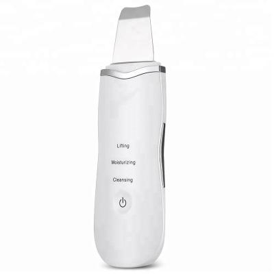 China Home Use DEEP CLEANING Face Cleanser Professional Skin Whitening Facial Ultrasonic Skin Scrubber for sale