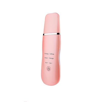 China Electric Ultrasonic Beauty Apparatus USB Blackhead Cutin Remover Skin Deep Cleansing Filling Electric Ultrasonic Scrubber for sale