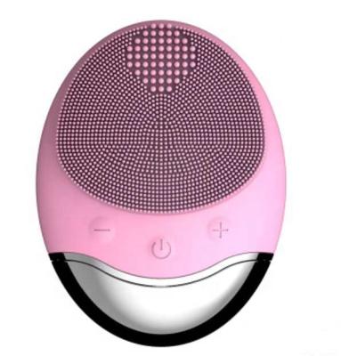 China Dye Removal Private Label Exfoliator Brush Silicone Electric Facial Cleansing Massager for sale