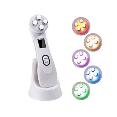 China Pore ​​Shrinking 5 in1 RF&EMS Facial Beauty Pen Radio Frequency LED Photon Face Skin Rejuvenation Remover Wrinkle for sale