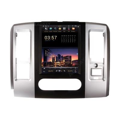 China GPS Android 9.0 PX6 Tesla Style Screen Autoradio For Dodge Ram Car Multimedia GPS Stereo Autoradio Player 2009-2018 for sale