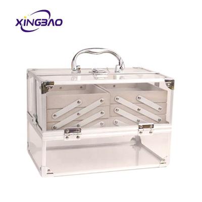 China Fashion Cheap Acrylic Boxes Acrylic Makeup Organizer Make Up Acrylic Case for sale