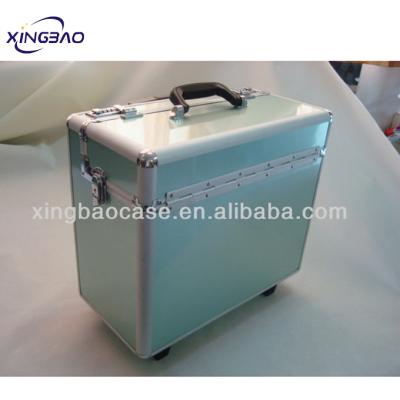 China Aluminum Aluminum Case Luggage Elstree , Case Luggage With Nylon And Baggage Inner And Leather Pilot Trolley Case for sale