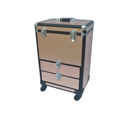 China Trolley Luggage Bestselling Makeup Trolley Case, Travel Luggage Cosmetic Organizer, OEM/ODM Undercarriage Case for sale