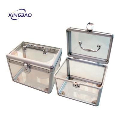 China Transparent Standard CD Jewelry Box , Plastic Round CD Case 220*155*173 mm for sale