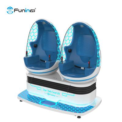 China Fiberglass and Metal FuninVR VR Realidad 9D VR Virtual Game Machine Egg Chair Amusement Park Rides for sale