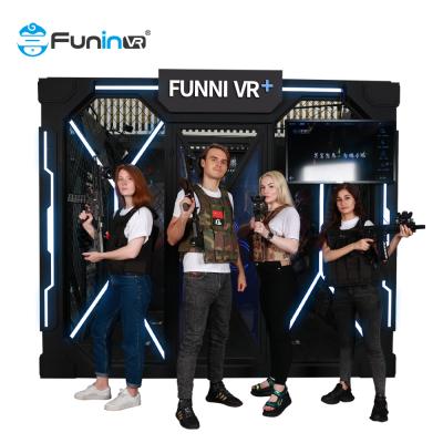 China Coin Operated Virtual Reality Steel Cinema Metal Machine 9d Roller Coaster Virtual Reality Shooting Game for sale