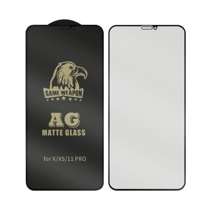 China Mobile Phone Eagle AG Matte Tempered Glass Full Coverage For iphone 12 xs 11pro OEM Screen Protector for sale