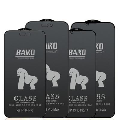 China Smartphone Baiko For iPhone 14 Pro Max Tempered Glass Protector Full Cover Smartphone Screen Protector High Transparent Anti - for sale