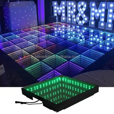 China Party Stage Events Disco Dance Floor RGB IP65 3D Abyss LED Dance Floor Panels for sale