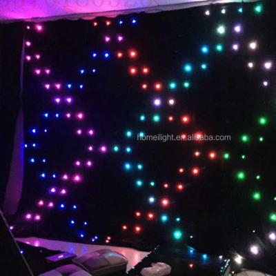 China IP55 LED Video Curtain Lights Color Changing Design for Wedding for sale