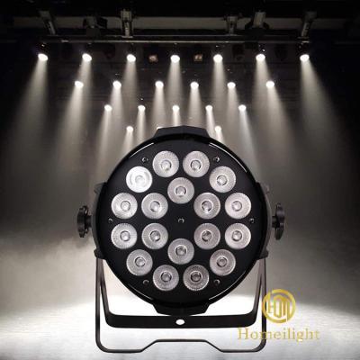 China Iluminação de palco profissional Luz PAR LED 18 * 10W RGBW 4 em 1 Disco Light à venda