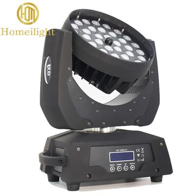 Cina Pro 36pcs 10w 4in1 Rgbw 36x10w LED Zoom Wash Moving Head For Event Party in vendita