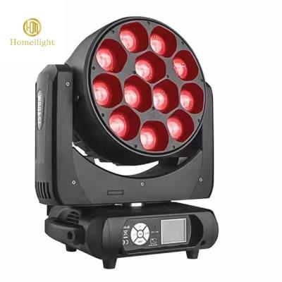 China 12*40W LED Zoom Wash Moving Head Light For Disco Night Club Stage Performance for sale