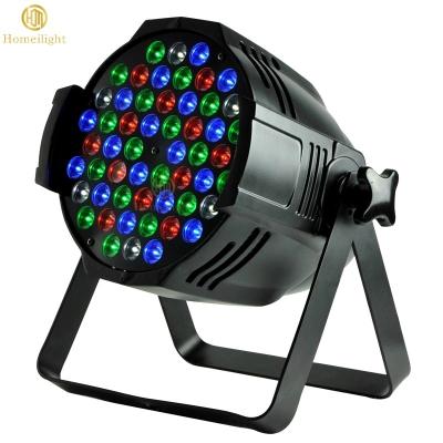 China 54pcs LED Par Can Lights 54*3W RGBW Uplight Par Can For Stage Garden for sale