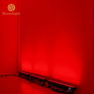 China Buitenstage stage licht 18pcs RGBW LED wandwasser bar licht IP65 gebouw wandwasser licht Te koop