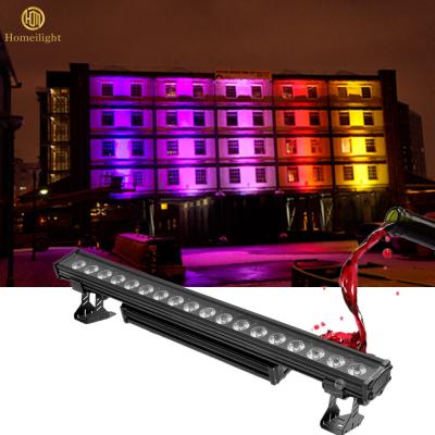 China 18*12w RGBW 4in1 Waterproof LED Wallwasher Light One Meter Long High Power for sale