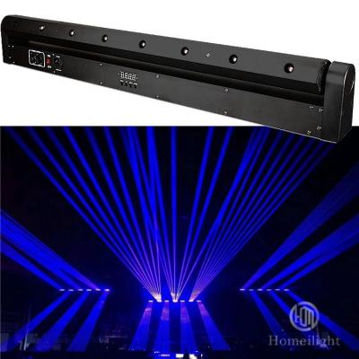 China Portable Stage Animation Laser Light For Disco Night Club DJ 8 Eye Red Color Laser Bar for sale