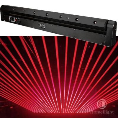 Chine Émission de lumière laser 8 yeux Faisceau rouge tête mobile DJ lumières pour les discothèques éclairage de scène à vendre