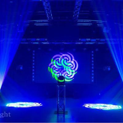 China Stage LED Moving Head Light 100w Beam Moving Head With RGB Strip Light Ring for sale