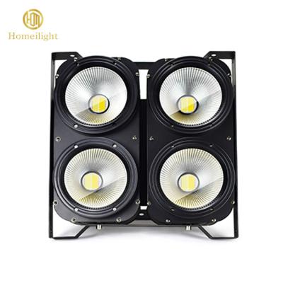 China 60° Beam Angle 4pcsx100W Warm White COB Blinder Light Par Can Stage Lights for Church for sale