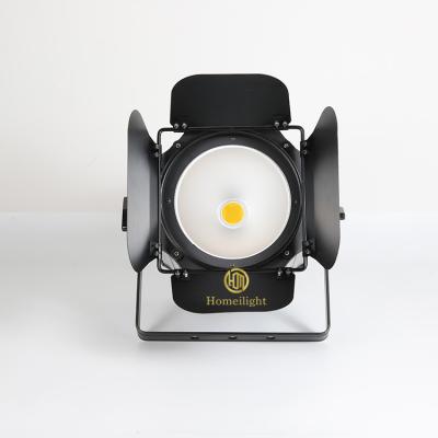 Cina 200W COB LED Par Can Lights with Barn Door Warm White Blinder Light Cold White 2in1 in vendita