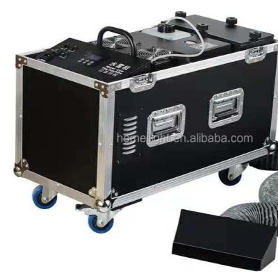 China New Arrival 2000W 3000W Smoke Machine Water Base Low Dual Output Ground Fog Machine For Wedding Party for sale