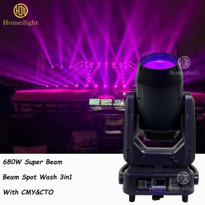 China Nova chegada 680W LED BSW Moving Head Light CMY CTO Moving Head Beam para Concert à venda