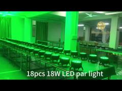 18pcs 18W par light