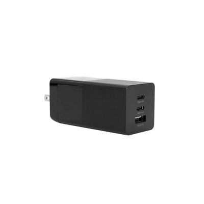 China Safe Convenient Type-c Usb 65W Wall Charging 65W Charger Black PD 65W Fast Charging Fast Charger For Mobile Phone for sale