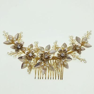 China Full Round Alloy Pageant Crown For Sale Pear And Crystal Princess Tiara for sale