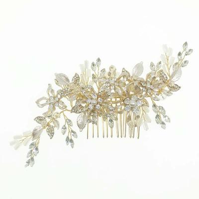 China Full Round Alloy Pageant Crown For Sale Pear And Crystal Princess Tiara for sale