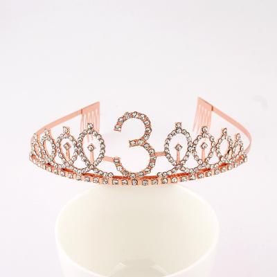 China Wholesale New Arrived Baby Tiaras Headband Fashion Bridal Crown Pageant Crowns and Tiaras Wedding Hair Accessories Wedding Tiara for sale