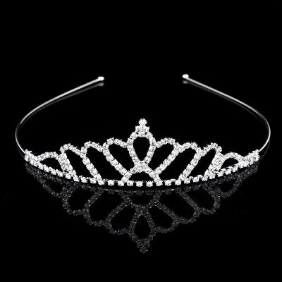 China Wholesale New Arrived Baby Tiaras Headband Fashion Bridal Crown Pageant Crowns and Tiaras Wedding Hair Accessories Wedding Tiara for sale